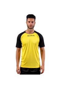 Givova - Koszulka Unisex Dla Dorosłych Capo Interlock. Kolor: żółty, wielokolorowy, czarny