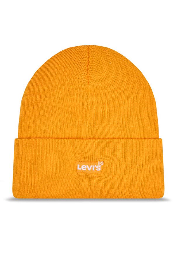 Levi's® Czapka 232426-11 Pomarańczowy. Kolor: pomarańczowy. Materiał: syntetyk