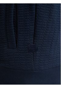 Petrol Industries Bluza M-1050-SWC333 Granatowy Regular Fit. Kolor: niebieski. Materiał: syntetyk, bawełna #4