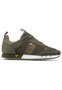 EA7 Emporio Armani Sneakersy X8X027 XK050 N247 Zielony. Kolor: zielony. Materiał: skóra