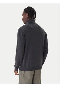 Jack & Jones Golf Basic 12287649 Czarny Regular Fit. Typ kołnierza: golf. Kolor: czarny. Materiał: bawełna