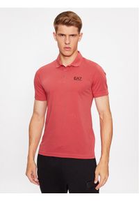 EA7 Emporio Armani Polo 8NPF04 PJM5Z 1462 Czerwony Regular Fit. Typ kołnierza: polo. Kolor: czerwony. Materiał: bawełna #1