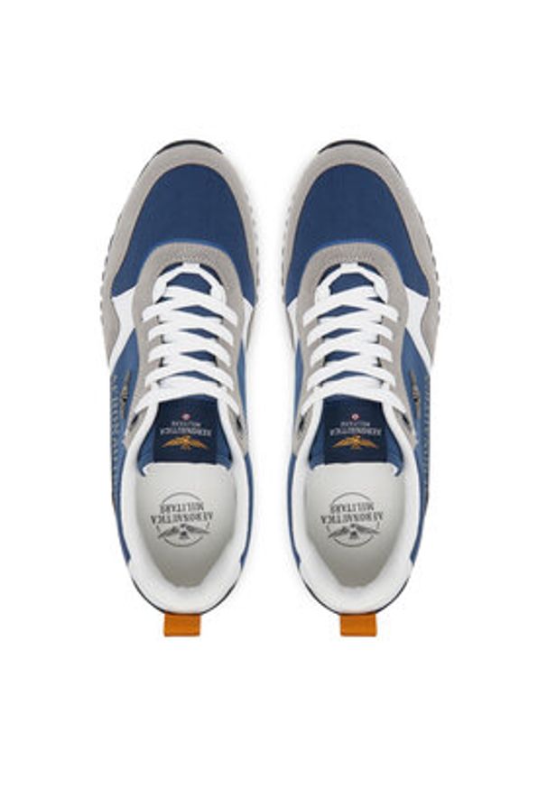Aeronautica Militare Sneakersy 251SC283CT3544 Granatowy. Kolor: niebieski. Materiał: zamsz, skóra