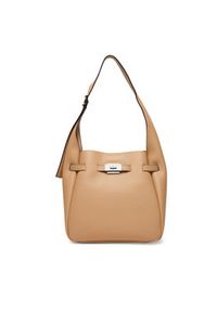 DKNY Torebka R52CAK42 Brązowy. Kolor: brązowy. Materiał: skórzane #5