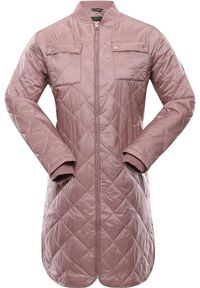 BANAX - Kurtka damska Nax Lozera M - Elegancka i lekka na zimę. Kolor: fioletowy. Materiał: nylon. Sezon: zima. Sport: turystyka piesza