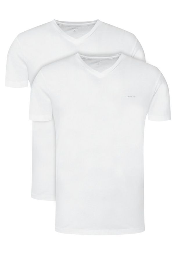 GANT - Gant Komplet t-shirtów 900012018 Biały Regular Fit. Kolor: biały. Materiał: bawełna
