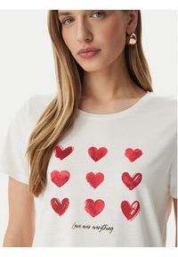 Morgan T-Shirt 261-DONA Biały Regular Fit. Kolor: biały #5