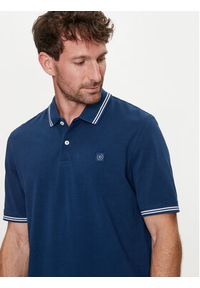 Bugatti Polo 8150 55001A Granatowy Slim Fit. Typ kołnierza: polo. Kolor: niebieski. Materiał: bawełna #3