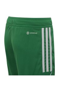 Spodenki piłkarskie dla dzieci Adidas Tiro 23 League. Kolor: zielony