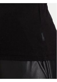 Calvin Klein Sweter LV044D239G Czarny Slim Fit. Kolor: czarny. Materiał: lyocell