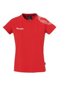KEMPA - Koszulka damska Kempa Core 26. Kolor: wielokolorowy, czarny, czerwony. Długość rękawa: raglanowy rękaw. Sport: piłka nożna #1