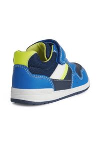 Geox Buty dziecięce. Nosek buta: okrągły. Zapięcie: rzepy. Kolor: niebieski. Materiał: guma #2