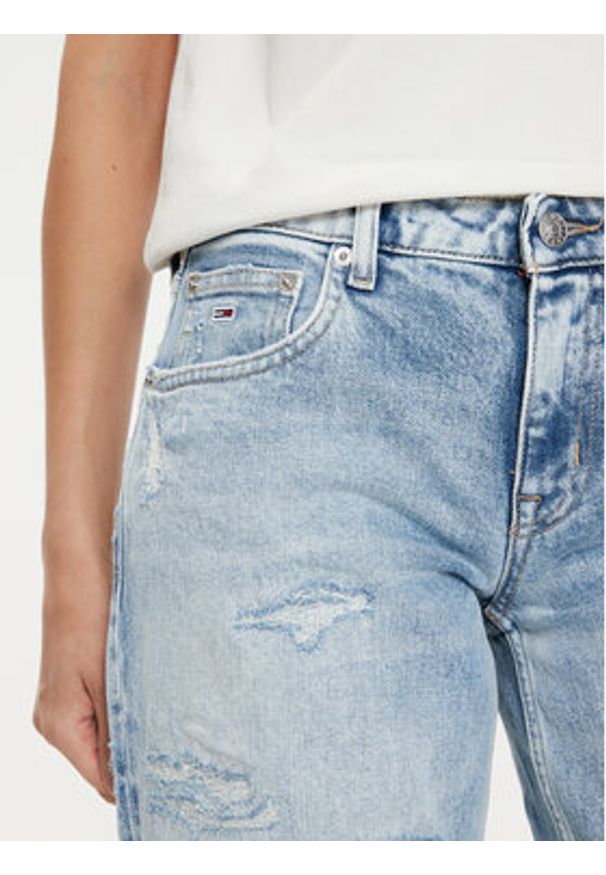 Tommy Jeans Jeansy Sophie DW0DW18248 Niebieski Straight Fit. Kolor: niebieski