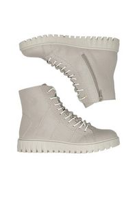 Rieker Trzewiki Y3420-61 Beżowy. Kolor: beżowy. Materiał: materiał #8