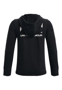 Bluza z kapturem Under Armour Rival Terry Fz, Dzieci. Typ kołnierza: kaptur. Kolor: czarny. Materiał: materiał, bawełna