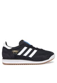 Adidas - adidas Sneakersy SL 72 RS JI1282 Czarny. Kolor: czarny. Materiał: zamsz, skóra