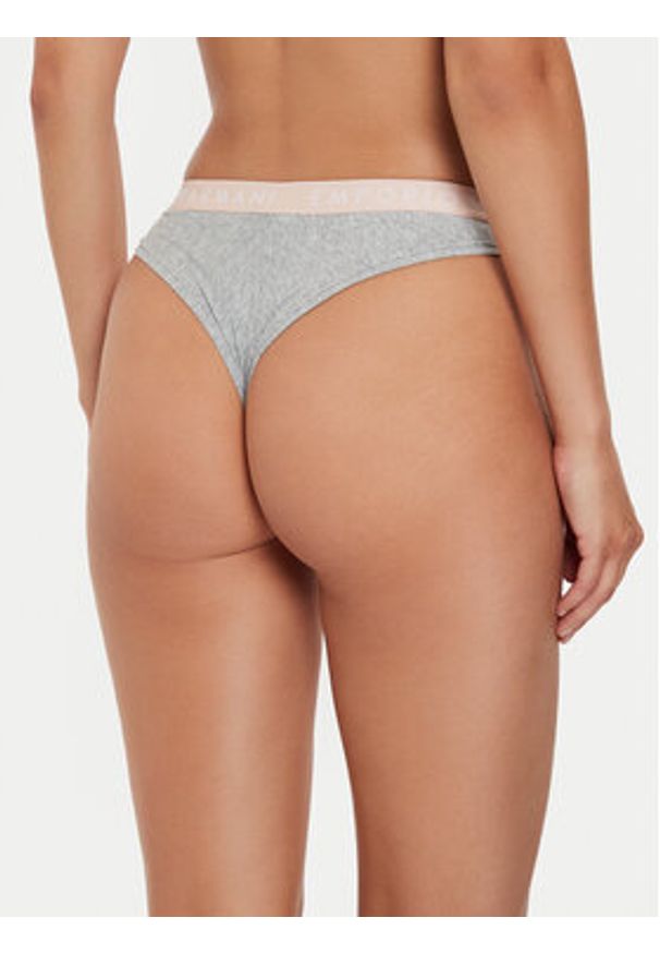 Emporio Armani Underwear Komplet 2 par fig brazylijskich 163337 4F227 00948 Szary. Kolor: szary. Materiał: bawełna