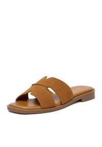 Lasocki Klapki CEO-RST-EMIE-05 Brązowy. Kolor: brązowy. Materiał: skóra, zamsz #7