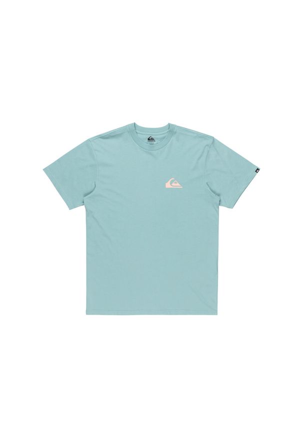 Quiksilver - Top typu tank dla ARCHIVE. Kolor: niebieski. Materiał: tkanina, elastan, bawełna. Wzór: haft