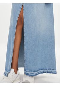 Pepe Jeans Spódnica jeansowa PL901130R Niebieski Regular Fit. Kolor: niebieski. Materiał: bawełna #4