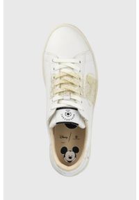 MOA Concept buty skórzane grand master kolor biały. Nosek buta: okrągły. Zapięcie: sznurówki. Kolor: biały. Materiał: skóra. Obcas: na obcasie. Wysokość obcasa: niski #3