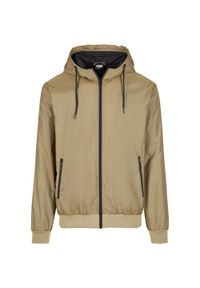 Urban Classics - Męska Kontrastowa Kurtka Soft Shell. Kolor: zielony, czarny, wielokolorowy