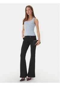 Guess Sweter W6GR17 Z0604 Błękitny Regular Fit. Kolor: niebieski. Materiał: wiskoza #4