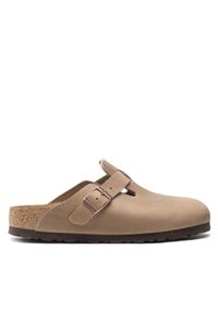 Birkenstock Klapki Boston Bs 960813 Beżowy. Kolor: beżowy. Materiał: skóra, nubuk #1