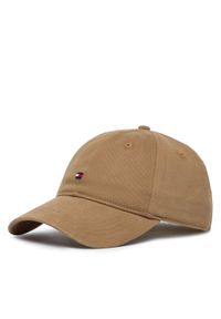 TOMMY HILFIGER - Tommy Hilfiger Czapka z daszkiem Th Flag '85 Soft 6 Panel Cap AM0AM12531 Brązowy jasny. Kolor: brązowy. Materiał: bawełna #1