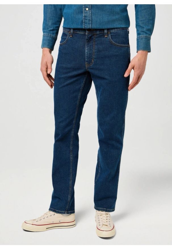 Wrangler - MESKIE SPODNIE WRANGLER GREENSBORO STONE RIVER 112371373
