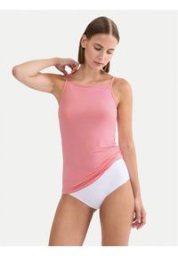 Triumph Top Beauty Layers 10227206 Różowy Slim Fit. Kolor: różowy. Materiał: wiskoza #1