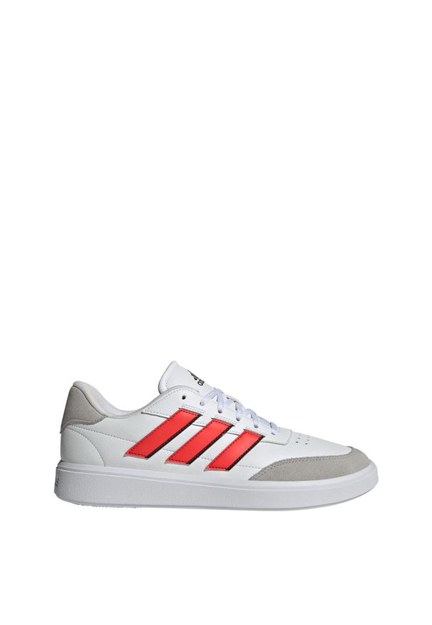 Adidas - Buty Courtblock. Okazja: na co dzień. Kolor: czerwony, biały, szary, wielokolorowy. Sport: turystyka piesza