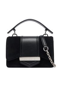 Karl Lagerfeld - KARL LAGERFELD Torebka A4W30276 Czarny. Kolor: czarny. Materiał: skórzane, zamszowe #4