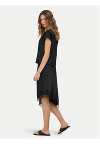 only - ONLY Spódnica midi Faraya 15380116 Czarny Regular Fit. Kolor: czarny. Materiał: syntetyk #3