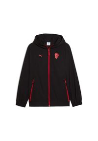 Puma - Kurtka dresowa AC Milan Woven 2025/26. Kolor: czarny. Materiał: dresówka. Sport: bieganie #1