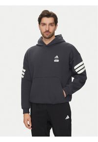 Adidas - adidas Bluza Star Wars The Mandalorian™ JI5720 Szary Regular Fit. Kolor: szary. Materiał: bawełna, syntetyk. Wzór: motyw z bajki #1