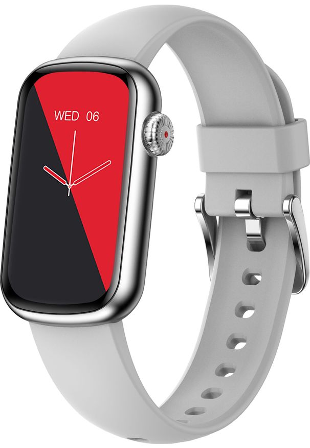 GARETT - Smartwatch Garett Action Szary (ACTION_SREB). Rodzaj zegarka: smartwatch. Kolor: szary
