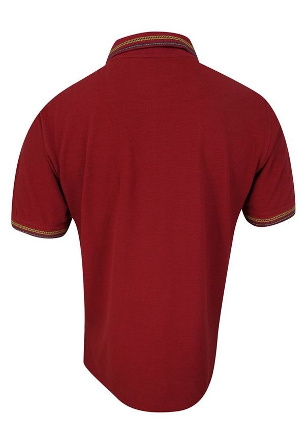 Belika - Koszulka POLO, Pomarańczowa, z Kieszonką, Męska, Krótki Rękaw, T-shirt -BELIKA. Okazja: na co dzień. Typ kołnierza: polo. Kolor: pomarańczowy. Materiał: bawełna. Długość rękawa: krótki rękaw. Długość: krótkie. Styl: casual