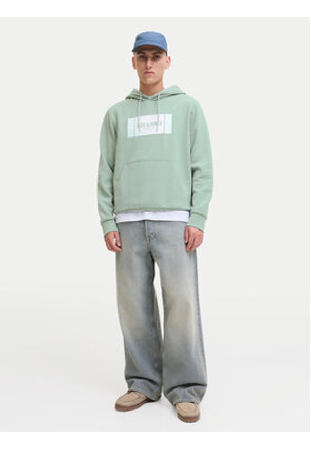 Jack & Jones Bluza Hayato 12278614 Zielony Regular Fit. Kolor: zielony. Materiał: bawełna