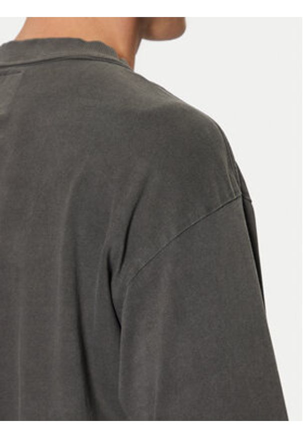 G-Star RAW - G-Star Raw Longsleeve D25163 B564 Szary Loose Fit. Kolor: szary. Materiał: bawełna. Długość rękawa: długi rękaw