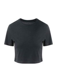AWDIS - Top Damski / Damski Triblend Crop Top. Kolor: czarny