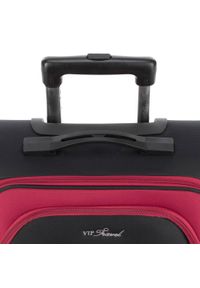 Wittchen - Średnia miękka walizka dwukolorowa. Kolor: wielokolorowy, czarny, czerwony. Materiał: poliester #2