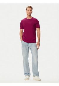 Beverly Hills Polo Club T-Shirt P-SS26M-TS41740 Bordowy Regular Fit. Typ kołnierza: polo. Kolor: czerwony. Materiał: bawełna #2