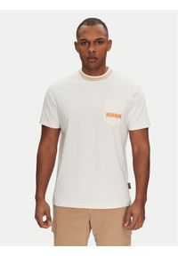 Napapijri T-Shirt S-Murlo NP0A4IEJN1A1 Biały Regular Fit. Kolor: biały. Materiał: bawełna #1