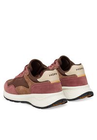 HOFF Sneakersy City Mkii 22535003 Bordowy. Kolor: czerwony. Materiał: zamsz, skóra #5