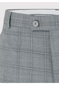 Pako Lorente - PAKO LORENTE – Szare spodnie garniturowe w kratę. Kolor: szary. Materiał: poliester, wełna, lycra. Styl: elegancki #2
