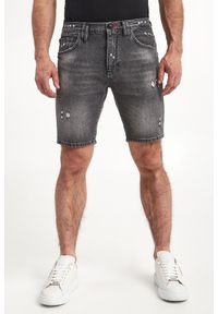 Philipp Plein - Spodenki jeansowe męskie PHILLIPP PLEIN. Materiał: jeans #4