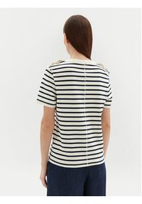 TOMMY HILFIGER - Tommy Hilfiger Bluzka WW0WW42907 Écru Regular Fit. Kolor: kremowy. Materiał: bawełna #2