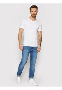 Lacoste Komplet 3 t-shirtów TH3321 Biały Slim Fit. Kolor: biały. Materiał: bawełna #3