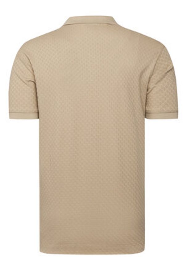 JOOP! Polo Roni 10100056 30100501 Brązowy Regular Fit. Typ kołnierza: polo. Kolor: brązowy. Materiał: bawełna